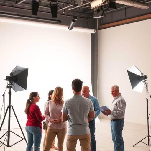 Equipe do est√ºdio fotogr√°fico
